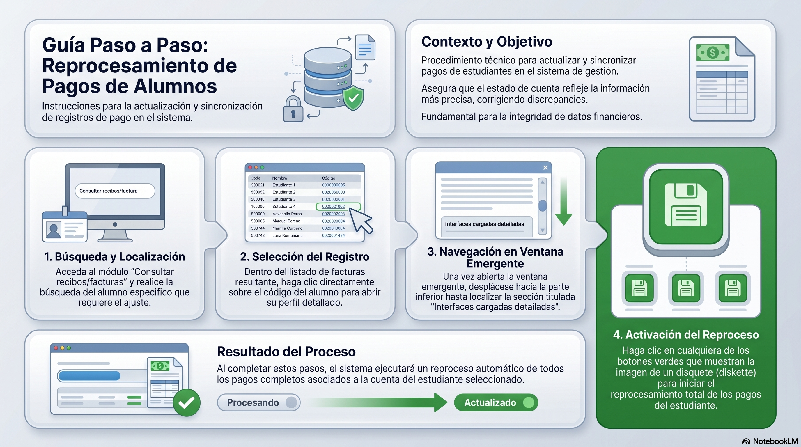 Guía Reprocesamiento De Pagos Alumnos