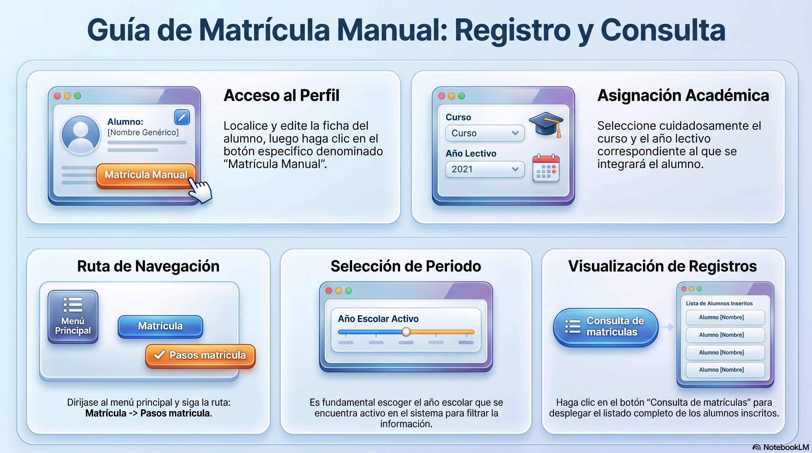 Guía De Matrícula Manual