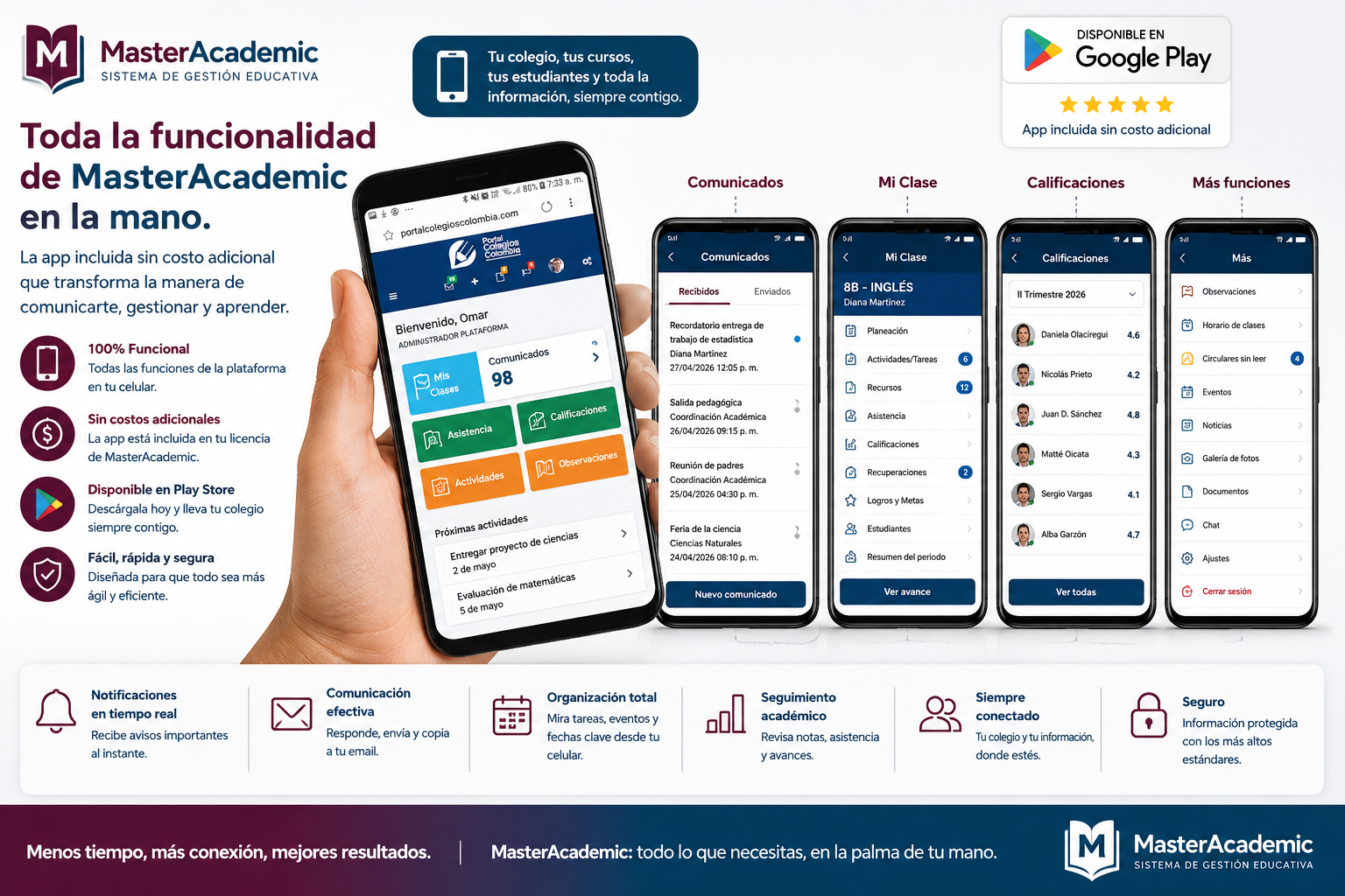 Master Academic — App Descargable