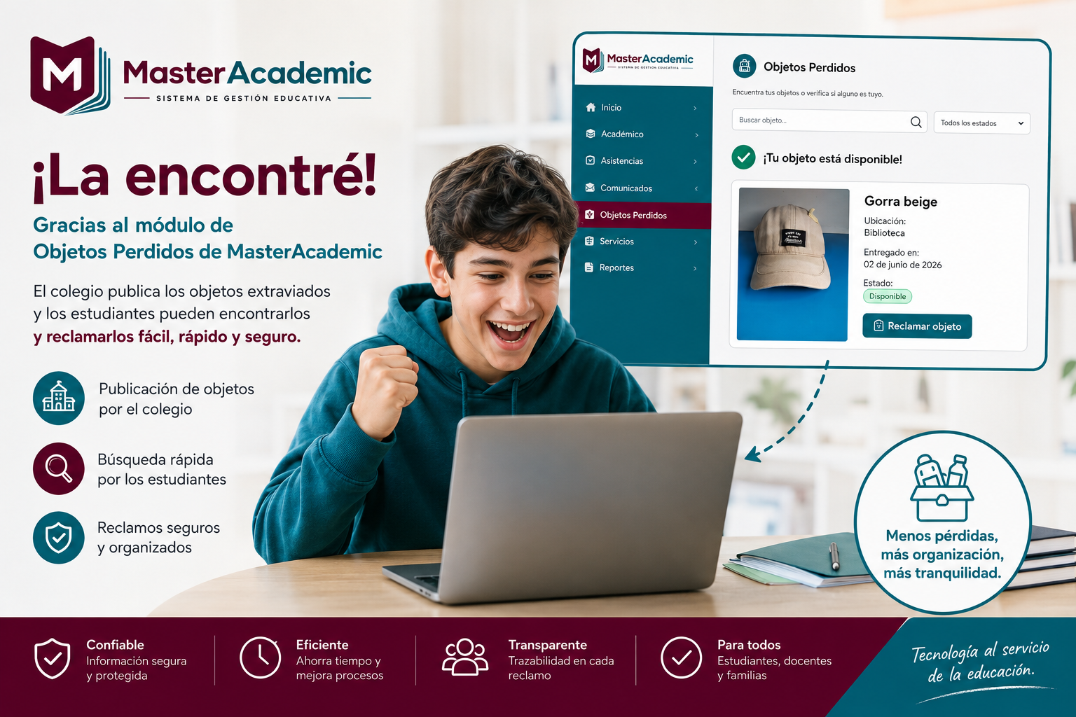 Master Academic — Objetos Perdidos