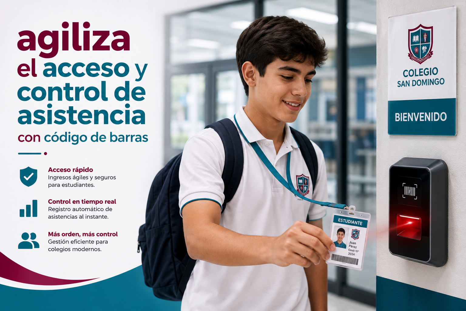 Master Academic — Registro Asistencia Codigo Barras 2