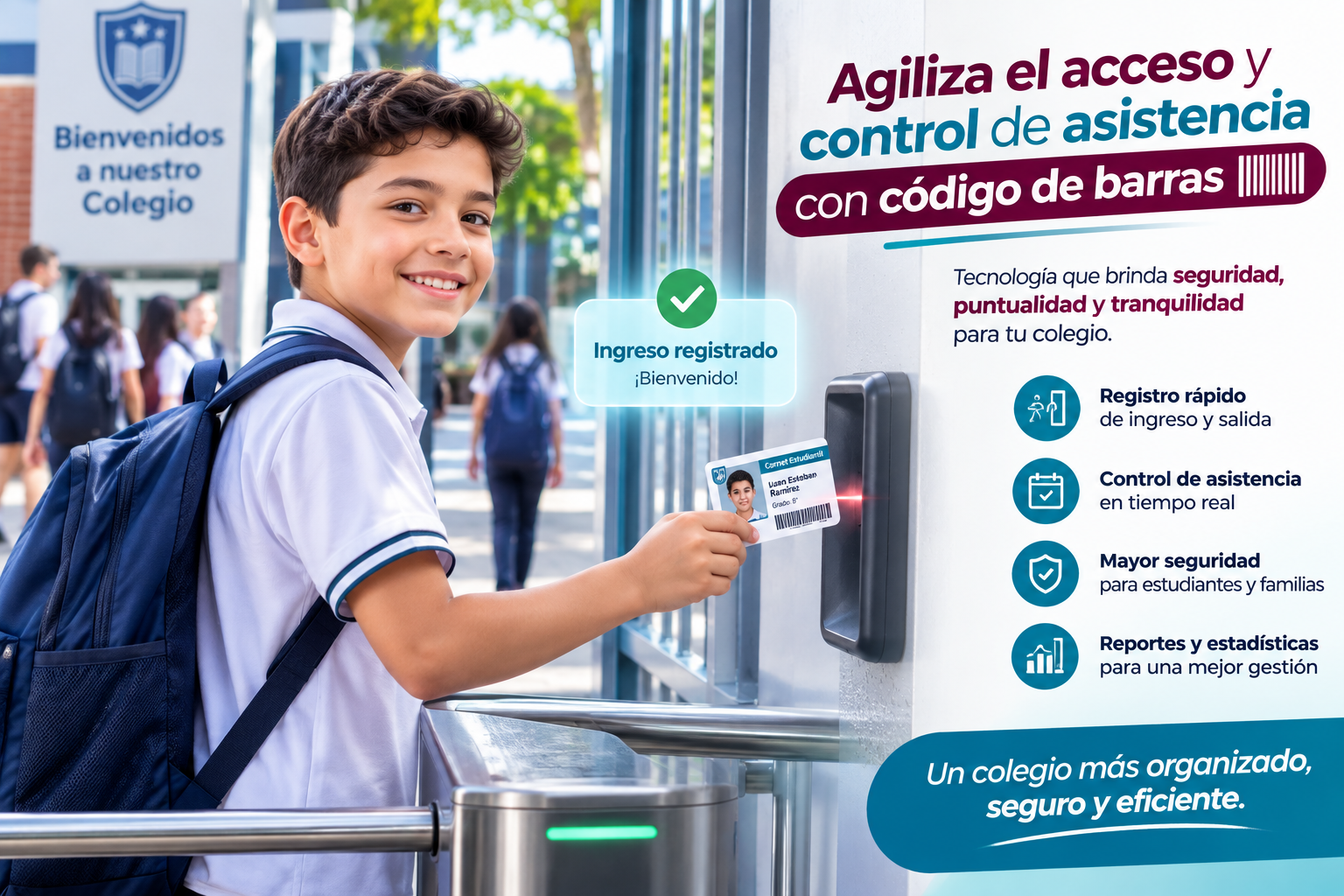 Master Academic — Registro Asistencia Codigo Barras
